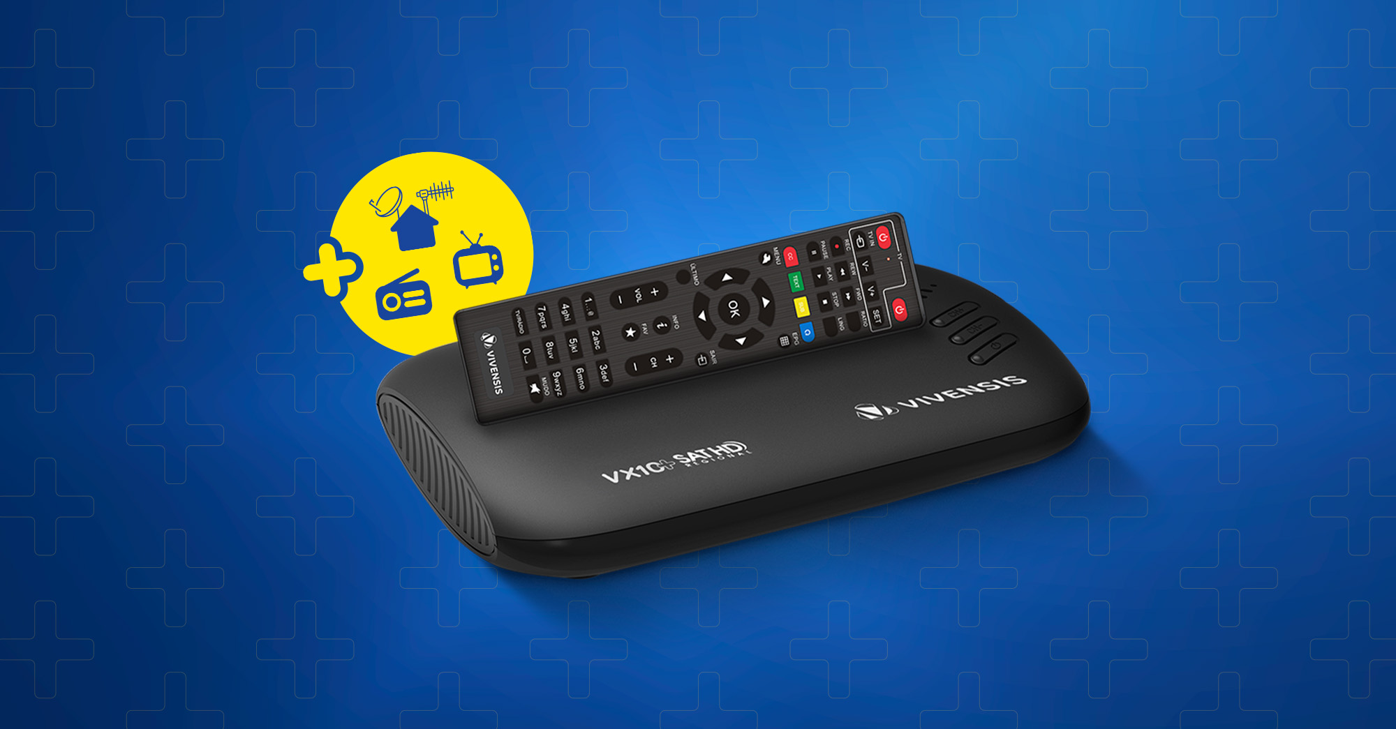 Receptor VX10+ Vivensis: O Melhor Receptor com TV Digital Terrestre